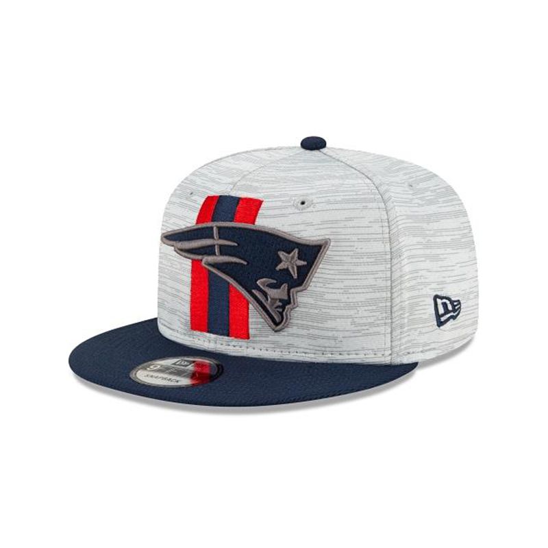 NFL New England Patriots Official Training 9Fifty Snapback (XTD0993) - Blue New Era Caps